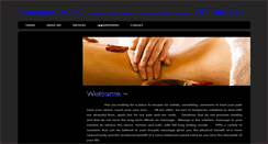 Desktop Screenshot of massagevanc.com