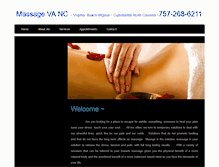 Tablet Screenshot of massagevanc.com